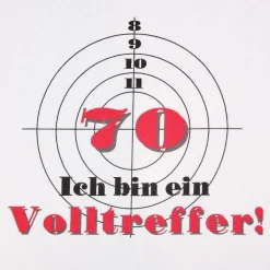 Großer Latz für große Kinder: 70 Ich bin ein Volltreffer !