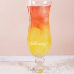Großes Cocktailglas graviert mit Name