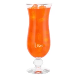 Großes Cocktailglas graviert mit Name