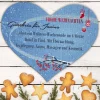 Großes Herzpuzzle mit Gutscheintext für Weihnachten