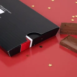 300g Schokolade mit Weihnachtsmann und persönlichem Gruß