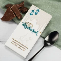 100 g Schokolade zum Zuckerfest mit Wunschtext