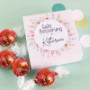 Gute Besserung Geschenk - 4 Lindor Kugeln in einer persönlichen Box
