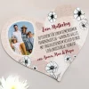 Gutschein-Puzzle in Herzform mit Blumen, Foto & Ihrem Wunschtext, 114 Teile