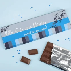 300g Vatertagsschokolade mit persönlichen Spruch