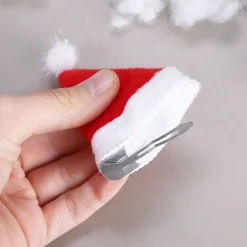 Haarclip Weihnachtsmütze