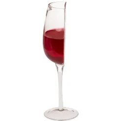 Halbes Weinglas | Scherzartikel für Weinliebhaber