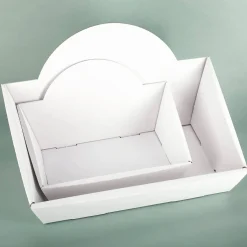 Hallo kleines Wunder - Geschenkkorb in klein mit Wunschtext und Name bedruckt - wahlweise gefüllt