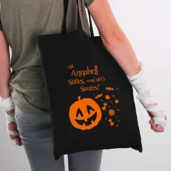 Halloween Süßigkeiten Beutel personalisierbar mit Name | Süßes sonst gibt´s Saures