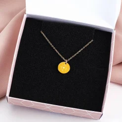 Halskette mit Initialen & Herz - Familienkette - wahlweise in Gold & Silber