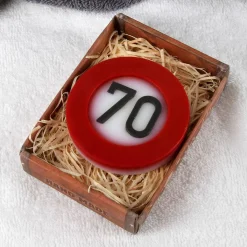 handgemachte Seife zum 70. Geburtstag