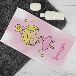 Handtuch mit Ballerina in zwei Größen