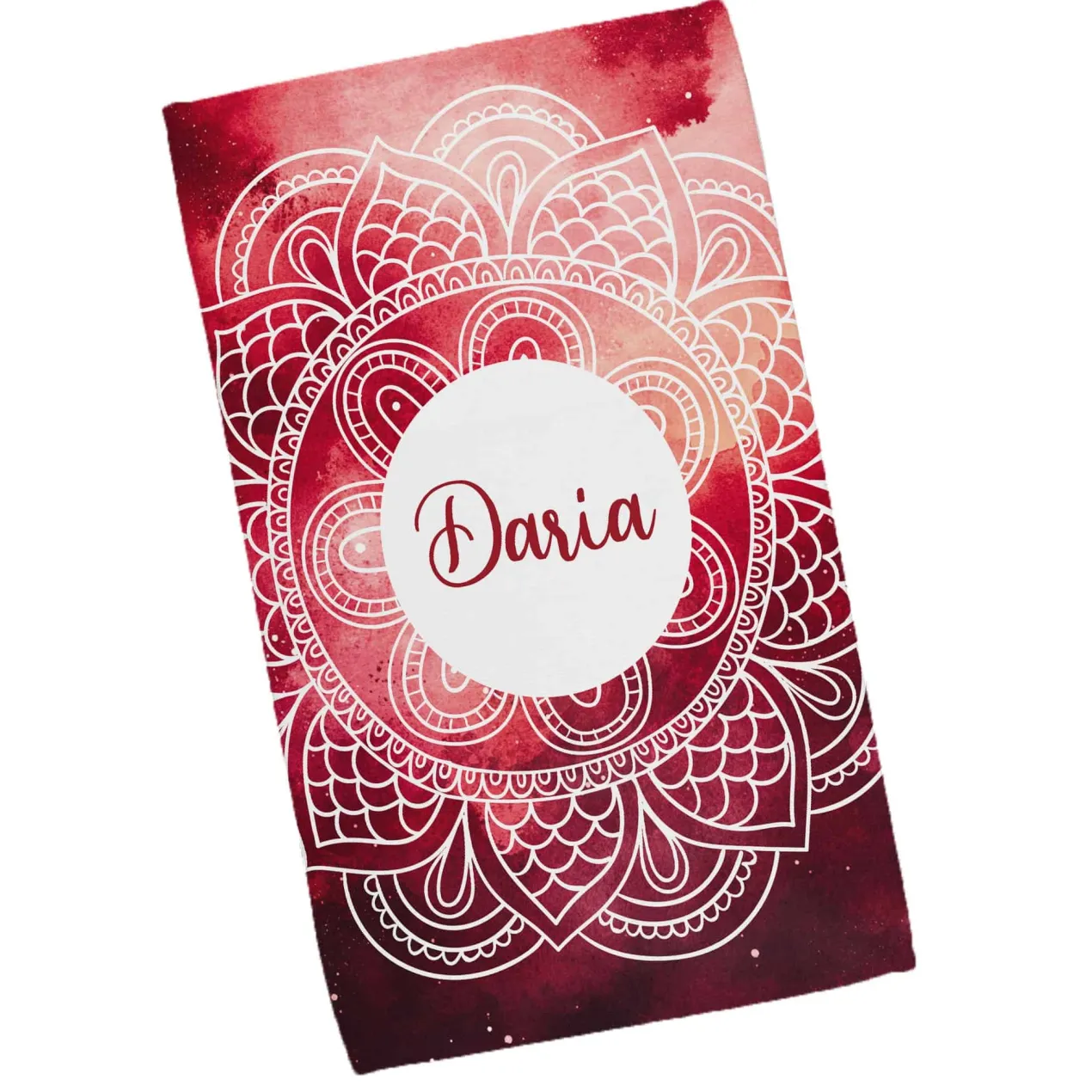 Handtuch mit Mandala-Motiv in verschiedenen Farben und Mustern - perfekt für Ramadan