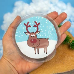 Handwärmer mit Weihnachtsmotiven | Rund
