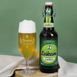 Happy Beersday - Geschenkset zum Geburtstag mit Bier, Glas und Snack