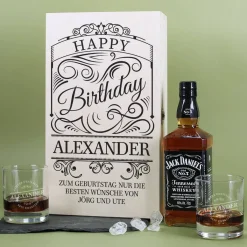 Happy Birthday - Jack Daniel's Geschenkset zum Geburtstag