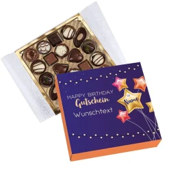Happy Birthday - Lindt Pralinen als Gutschein zum Geburtstag