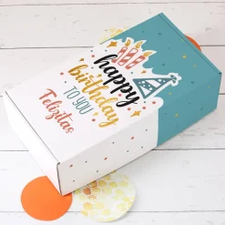 Happy Birthday to you - Geschenkverpackung in fünf Größen