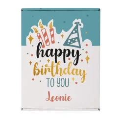 Happy Birthday to you - Geschenkverpackung in fünf Größen