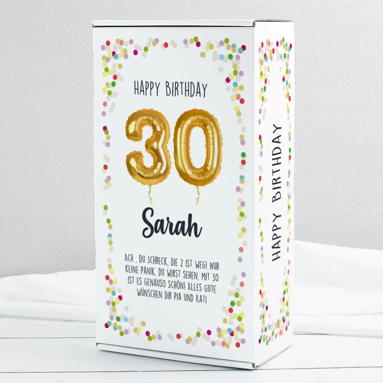 Happy Birthday 30 - Wein Geschenkset zum 30. Geburtstag | Biorebe Genuss in 3 Sorten