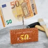 Happy Birthday - Ziegelstein Geldclip als Geschenk zum Geburtstag mit Name und Alter