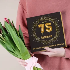 Happy 75 - Lindt Pralinen zum 75. Geburtstag, 155g alkoholfrei