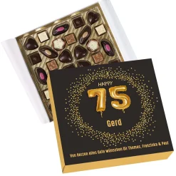 Happy 75 - Lindt Pralinen zum 75. Geburtstag, 155g alkoholfrei