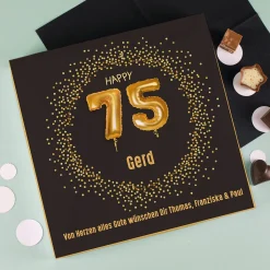 Happy 75 - Lindt Pralinen zum 75. Geburtstag, 155g alkoholfrei