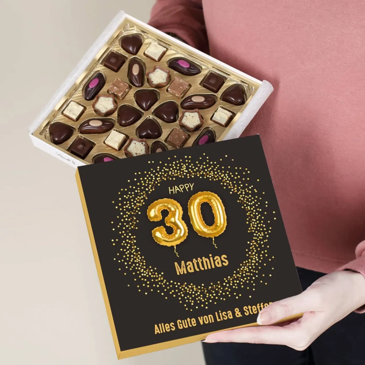 Happy 30 - Lindt Pralinen zum 30. Geburtstag, 155g alkoholfrei