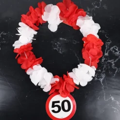 Hawaiikette Verkehrsschild 50