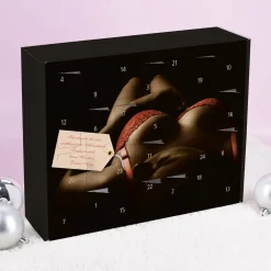 Heißer Adventskalender für Männer zum selbst befüllen mit Wunschtext bedruckt