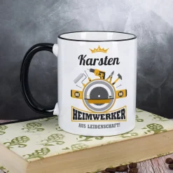Heimwerker aus Leidenschaft - Tasse mit Name