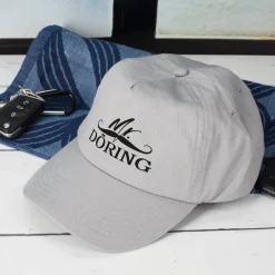 Hellgraues Basecap Mr mit Namensaufdruck