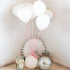 8 Herz-Luftballons in weiß