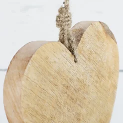 Herz mit Namen & Wunschtext graviert | Geschenk aus Holz zur Hochzeit, Valentinstag & für Paare