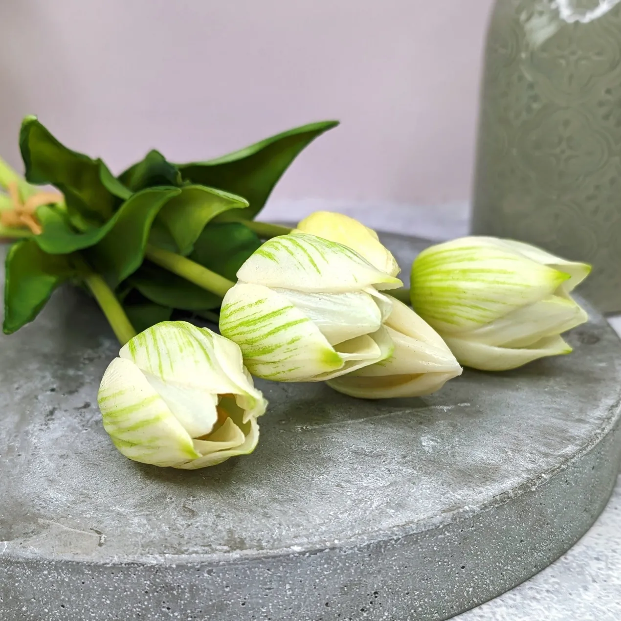 Hochwertiger Kunstblumenstrauß Tulpen in zwei Größen | Nachhaltige Seidenblumen