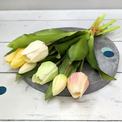 Hochwertiger Kunstblumenstrauß Tulpen in zwei Größen | Nachhaltige Seidenblumen