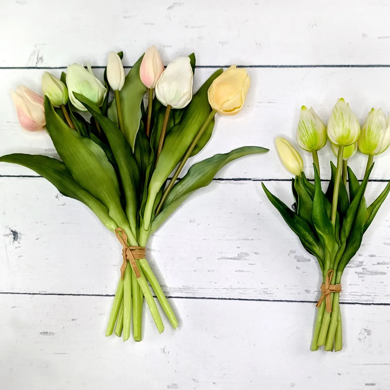 Hochwertiger Kunstblumenstrauß Tulpen in zwei Größen | Nachhaltige Seidenblumen