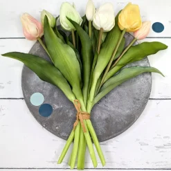 Hochwertiger Kunstblumenstrauß Tulpen in zwei Größen | Nachhaltige Seidenblumen