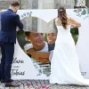 Hochzeitsbanner zum Ausschneiden personalisiert mit Foto | XXL Banner zur Hochzeit
