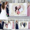 Hochzeitsbanner zum Ausschneiden mit Foto - In Liebe verbunden