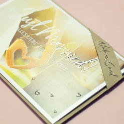 Hochzeitskarte - Just Married - Nature Card