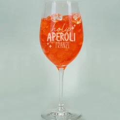 Holy Aperoli Glas mit Ihrem Wunschnamen graviert
