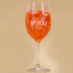 Holy Aperoli Glas mit Ihrem Wunschnamen graviert