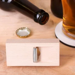 Holzhobel Flaschenöffner mit Namen