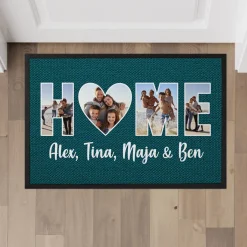 HOME - Fotofußmatte in verschiedenen Farben