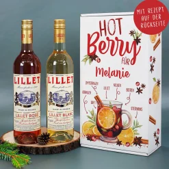 Hot Berry - Geschenkset für Lillet Hot Berry mit Rezept auf der Box