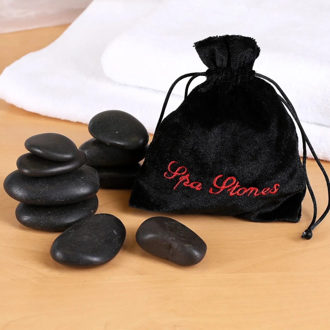 Hot Stones Spa Wellness Steine