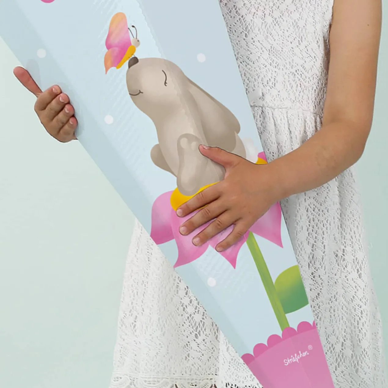 Häschen-Schultüte mit Name
