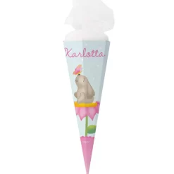 Häschen-Schultüte mit Name